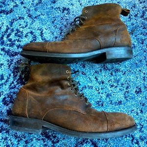 Men’s Taft Dragon Boot in Brown Suede